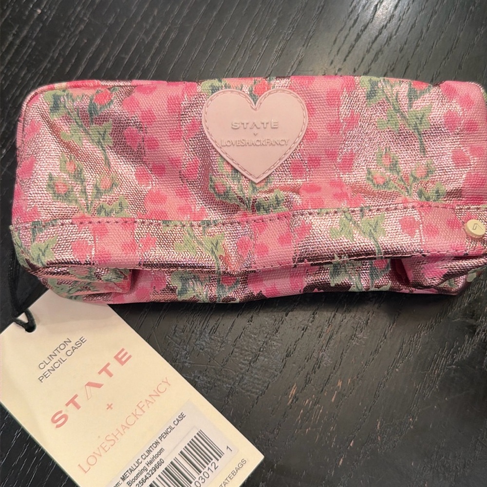 STATE + LoveShackFancy pencil case NWT
